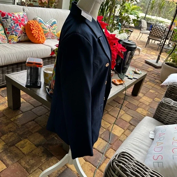 DYROSY Navy Suit with Gold Buttons - Picture 11 of 16